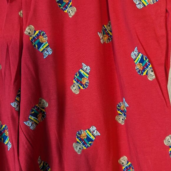 Polo Ralph Lauren Men's All Over Polo Bear Cotton Sleep Jogger Pants NWT SZ L - Picture 5 of 9